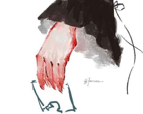 Tattered picture
