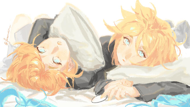 Cozy kagamine sketch